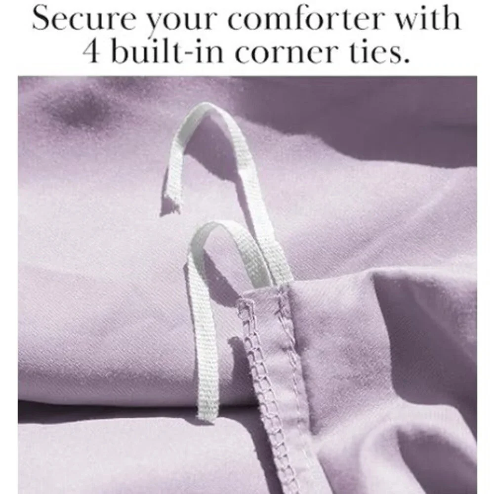 Southshore Fine Linens Ultra-Soft 3pcs. Duvet Cover Set King/Cal King Lilac